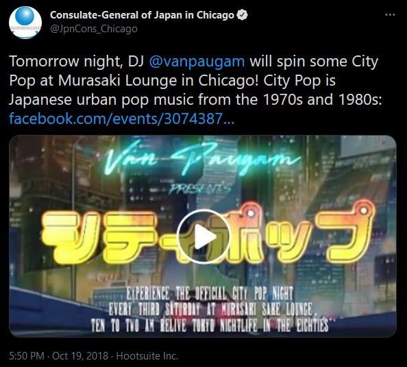  Tweet about Murasaki from Japanese Consulate 