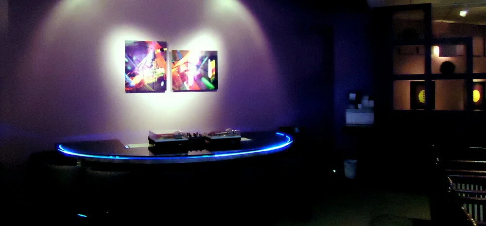  DJ Booth at Murasaki Sake Lounge 